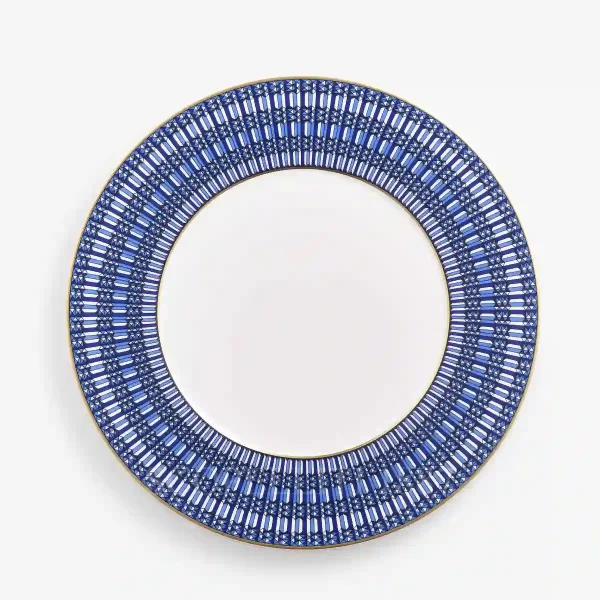 baccarat dinner plate arcadia blue collection