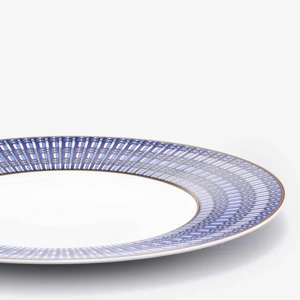 baccarat dinner plate arcadia blue collection