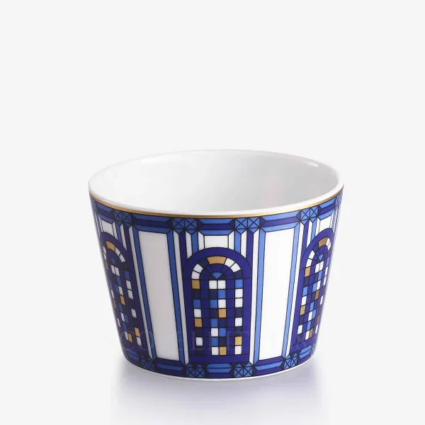 baccarat tumbler arcadia blue in limoges porcelain