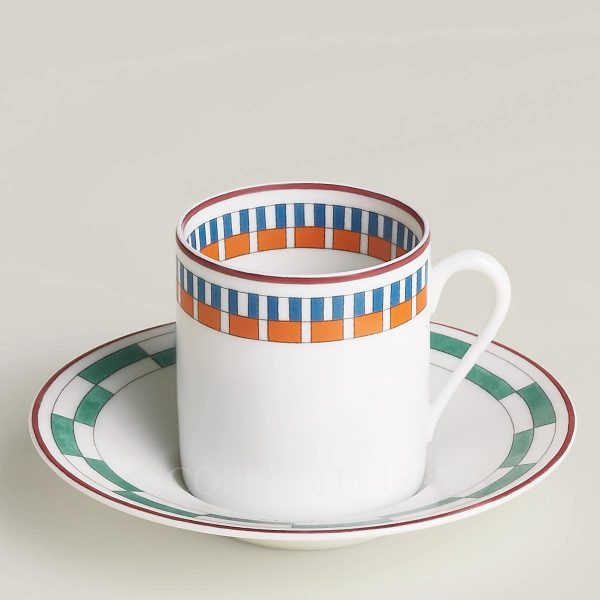 hermes en contrepoint set of 2 coffee cups n.2