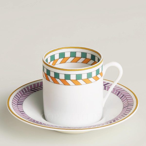 hermes en contrepoint set of 2 coffee cups n.4