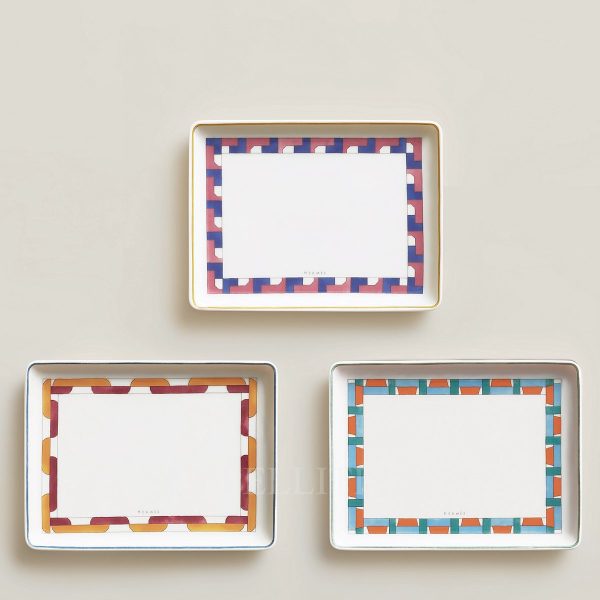 hermes en contrepoint set of 3 small trays