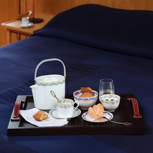 hermes en contrepoint teapot with cups