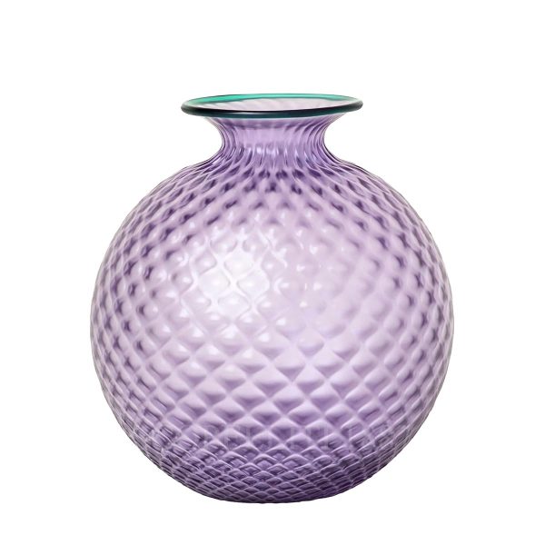 venini vase monofiore balloton medium lilac