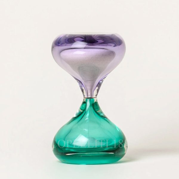 venini submerged hourglass mint green liliac new color