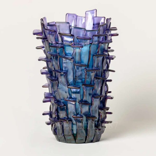 venini vase ritagli lilla mint green