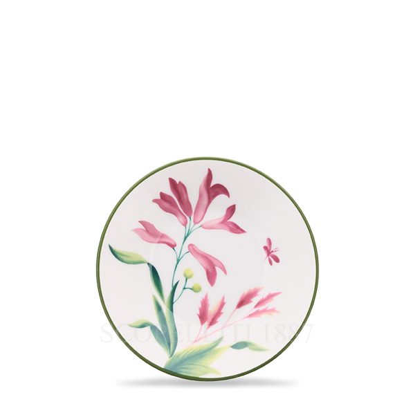 ginori florenza coffee saucer mauve pink