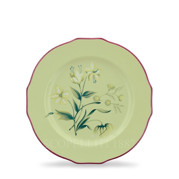 ginori 1735 florenza acanto green dessert plate