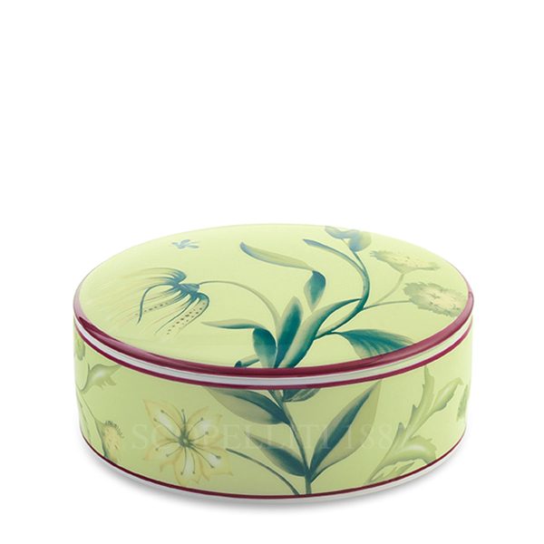 ginori 1735 florenza acanto green round box