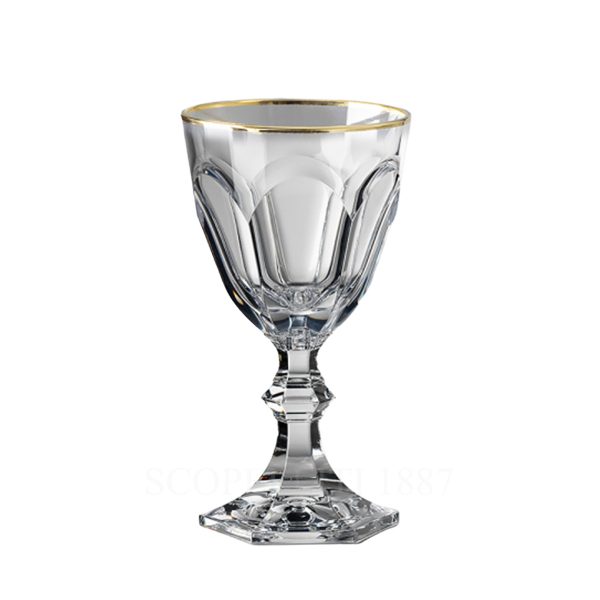 mario luca giusti dolce vita filo oro water glass