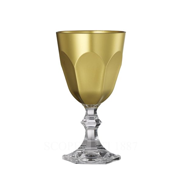 mario luca giusti dolce vita water glass gold
