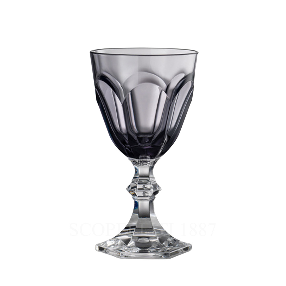 mario luca giusti dolce vita water glass grey
