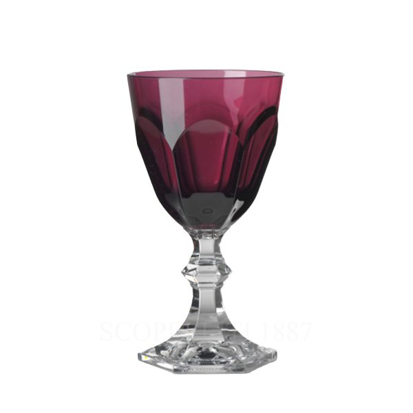 mario luca giusti dolce vita water glass ruby