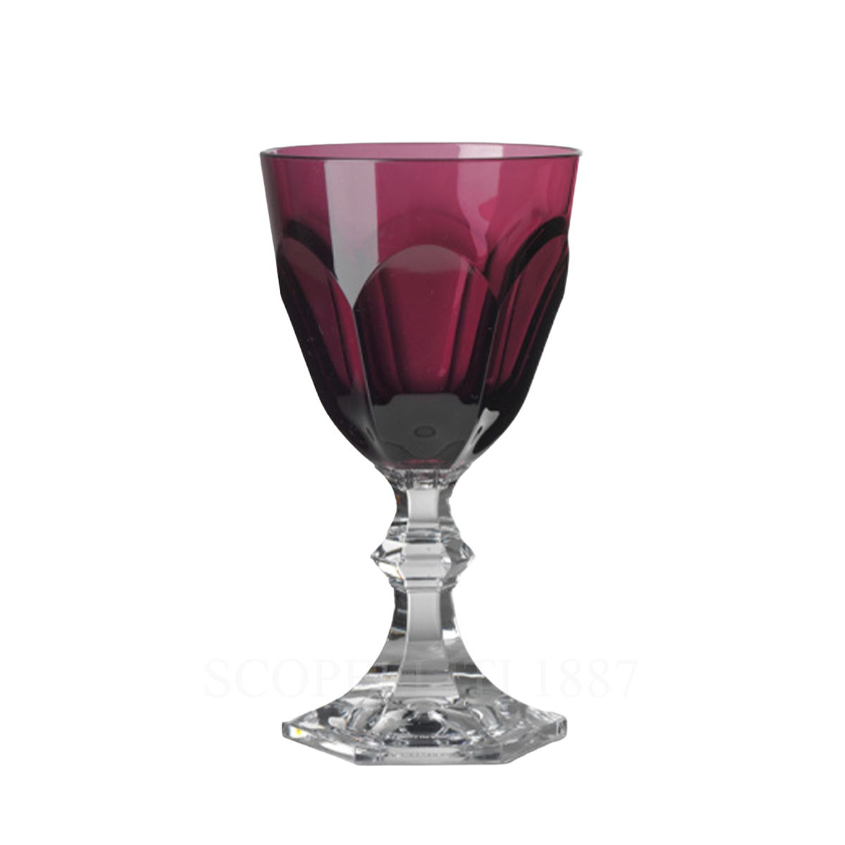 mario luca giusti dolce vita water glass ruby