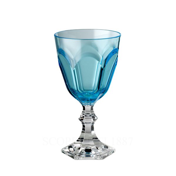 mario luca giusti dolce vita water glass turquoise