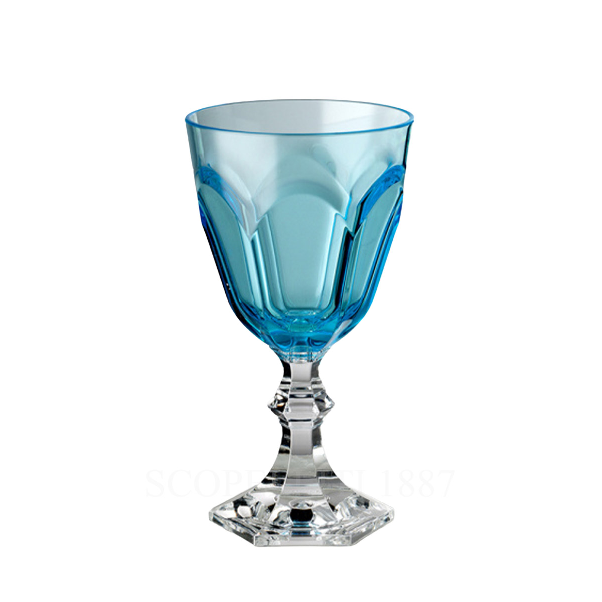 mario luca giusti dolce vita water glass turquoise