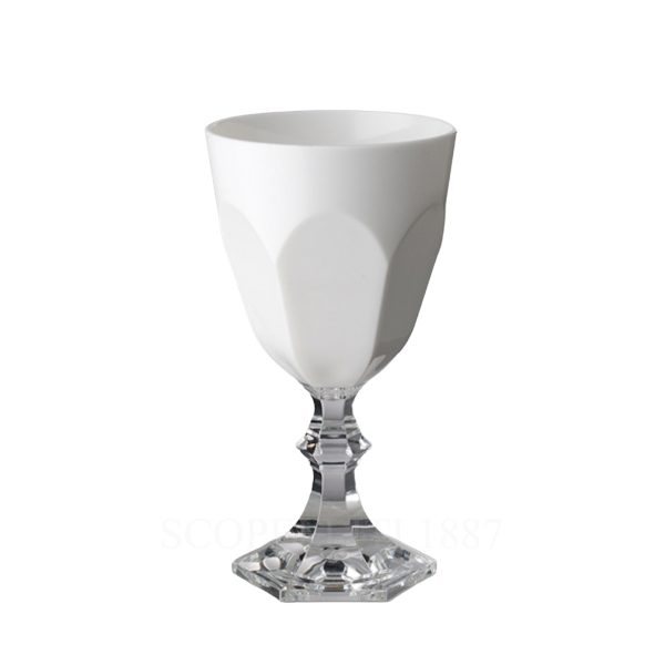 mario luca giusti dolce vita water glass white