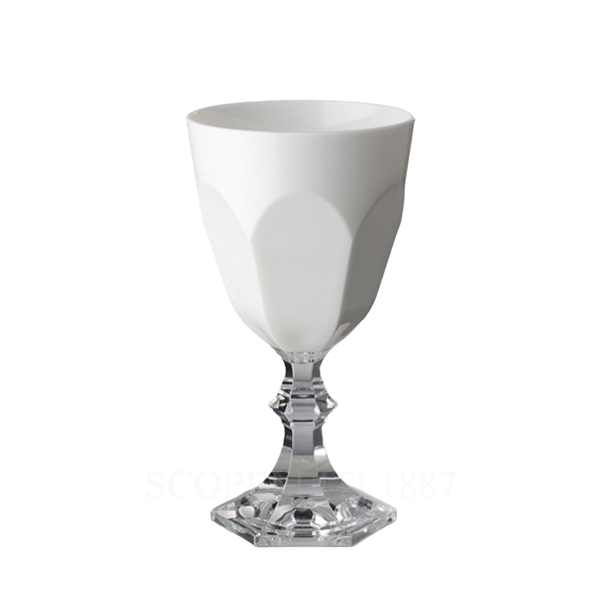 mario luca giusti dolce vita water glass white
