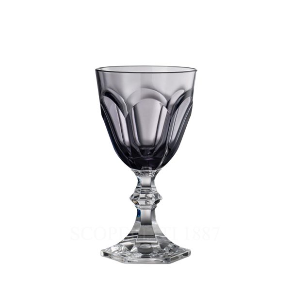 mario luca giusti dolce vita wine glass grey