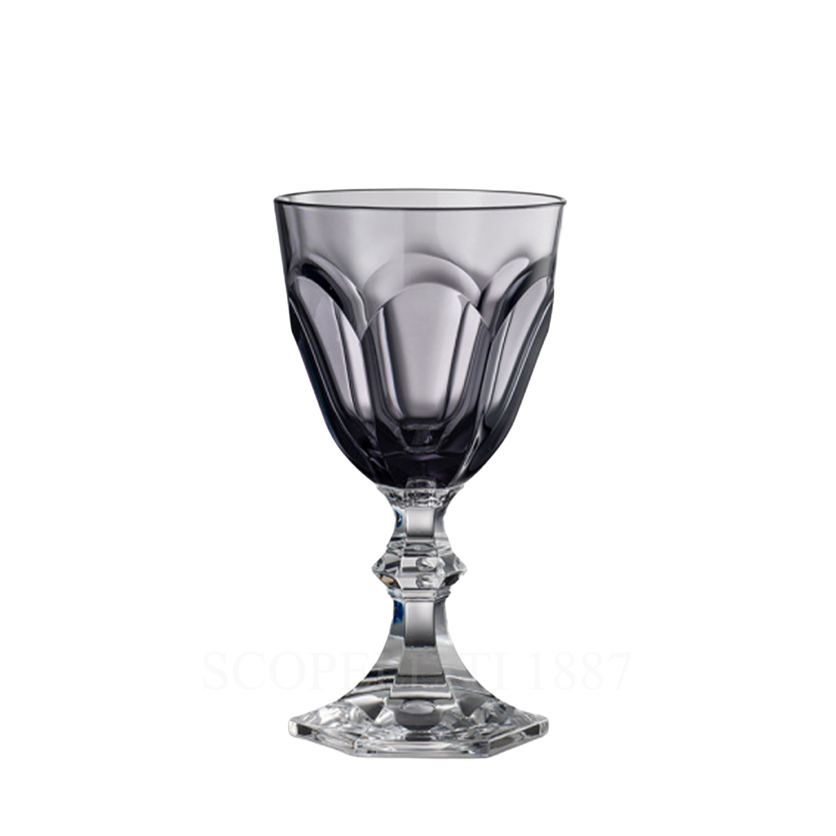 mario luca giusti dolce vita wine glass grey