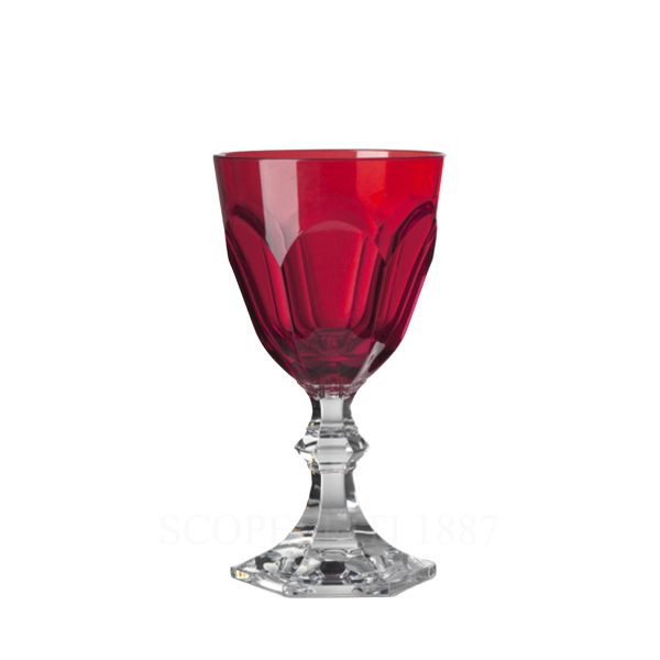 mario luca giusti dolce vita wine glass red