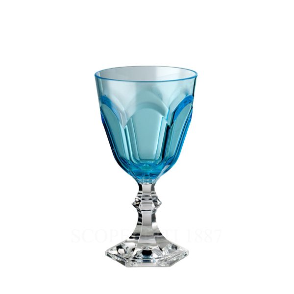 mario luca giusti dolce vita wine glass turquoise
