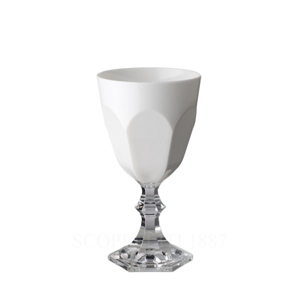 mario luca giusti dolce vita wine glass white
