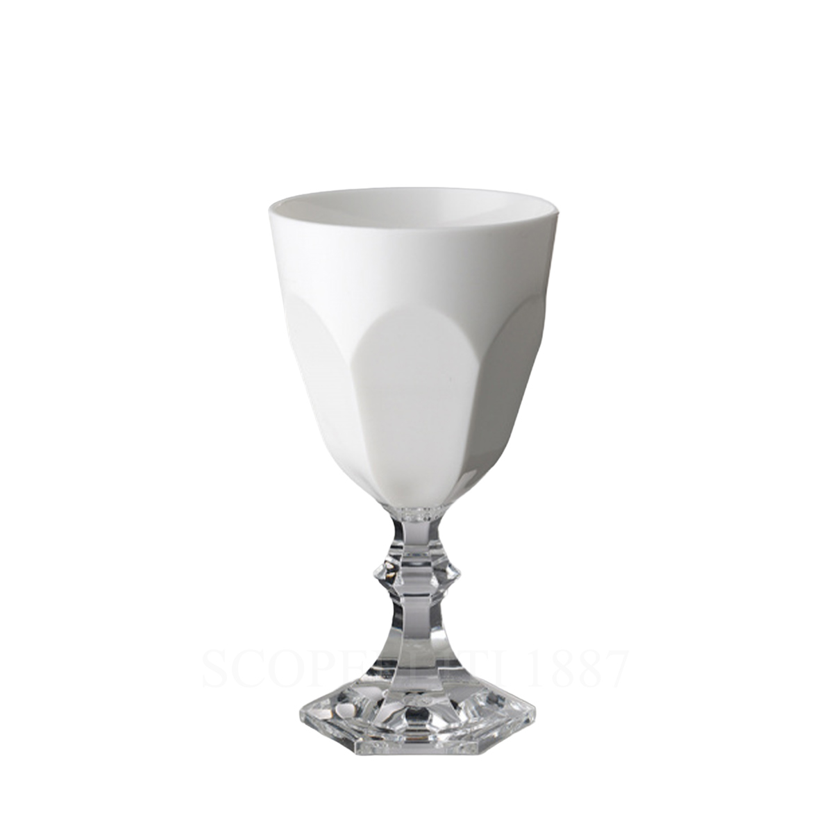 mario luca giusti dolce vita wine glass white