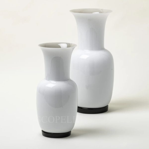 venini opalino vases milk taupe