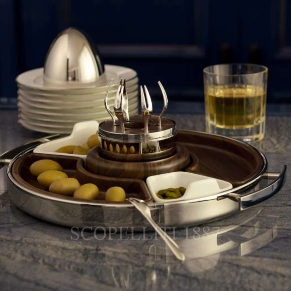 christofle mood yummy silver-plated cocktail forks set