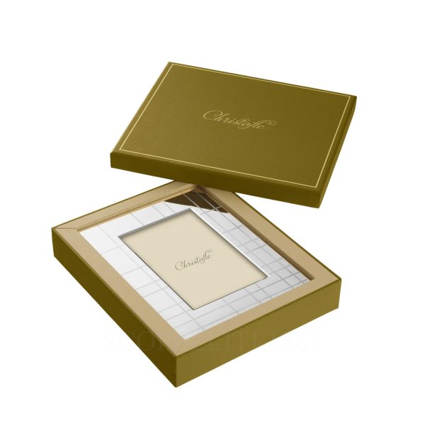 christofle graphik picture frame small gift box