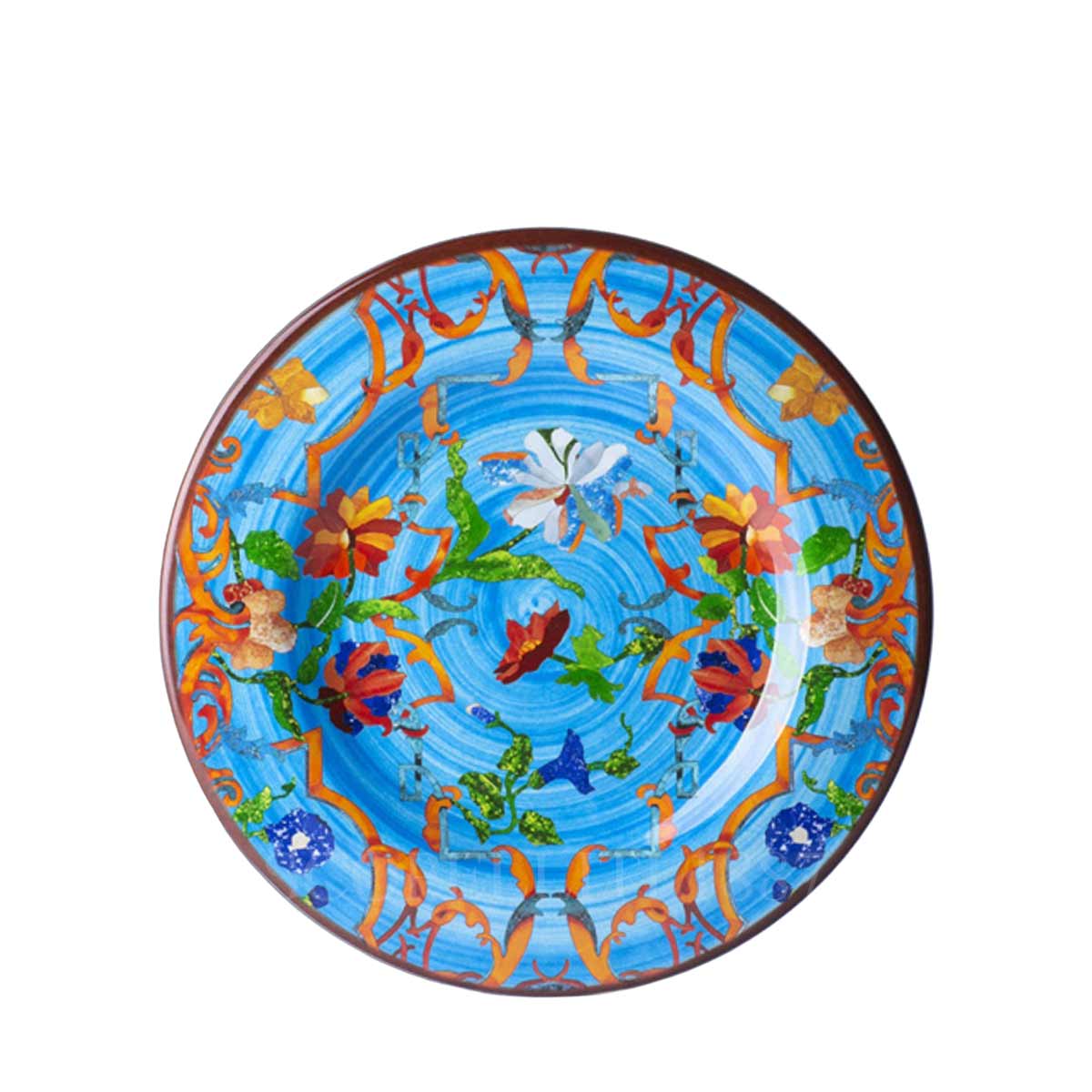 mario luca giusti pancale dessert plate turquoise