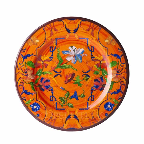 mario luca giusti pancale dinner plate orange