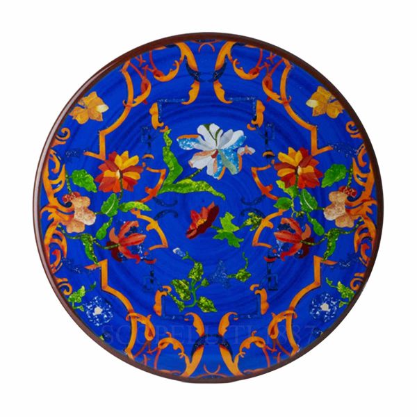 mario luca giusti pancale presentation plate blue