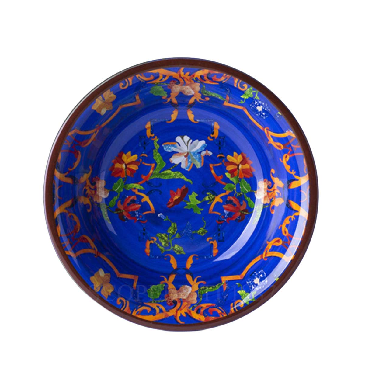 mario luca giusti pancale soup plate blue