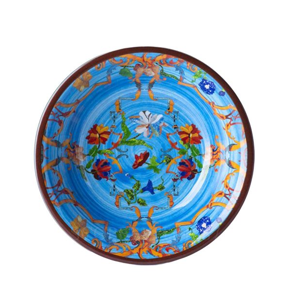 mario luca giusti pancale soup plate turquoise