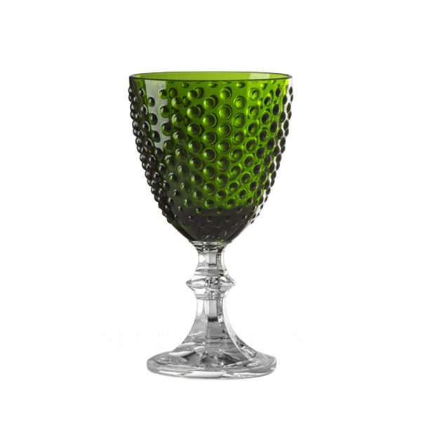 mario luca giusti sancho water glass green