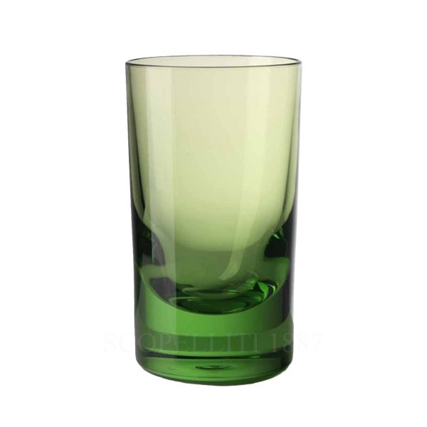 mario luca giusti whiskey glass green