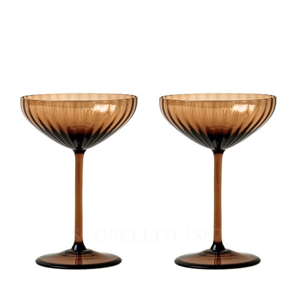 venini for damiani champagne glasses