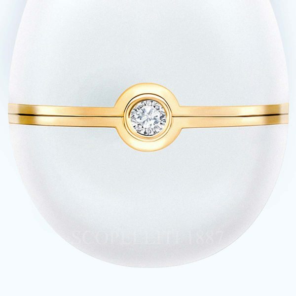 faberge white enamel egg pendant n1