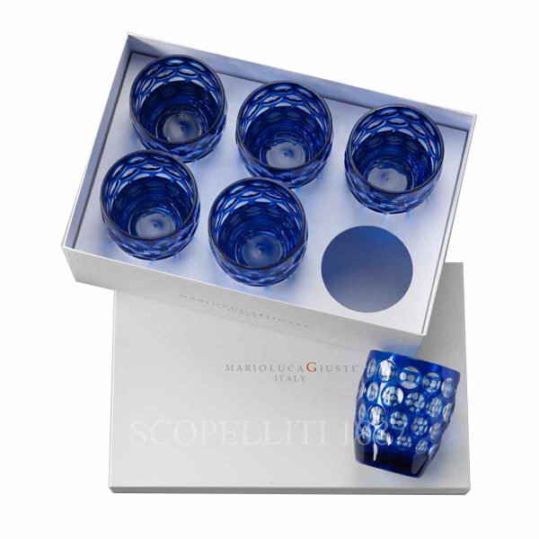 mario luca giusti lente short blue luxury box acrylic glasses