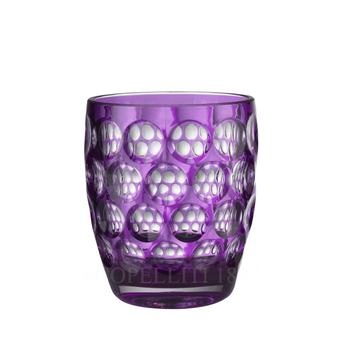 mario luca giusti lente short purple acrylic glass
