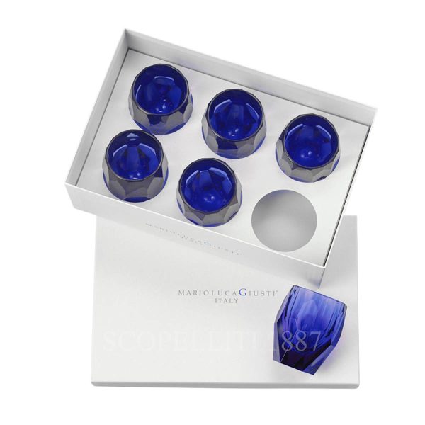 mario luca giusti milly luxury box acrylic glasses blue