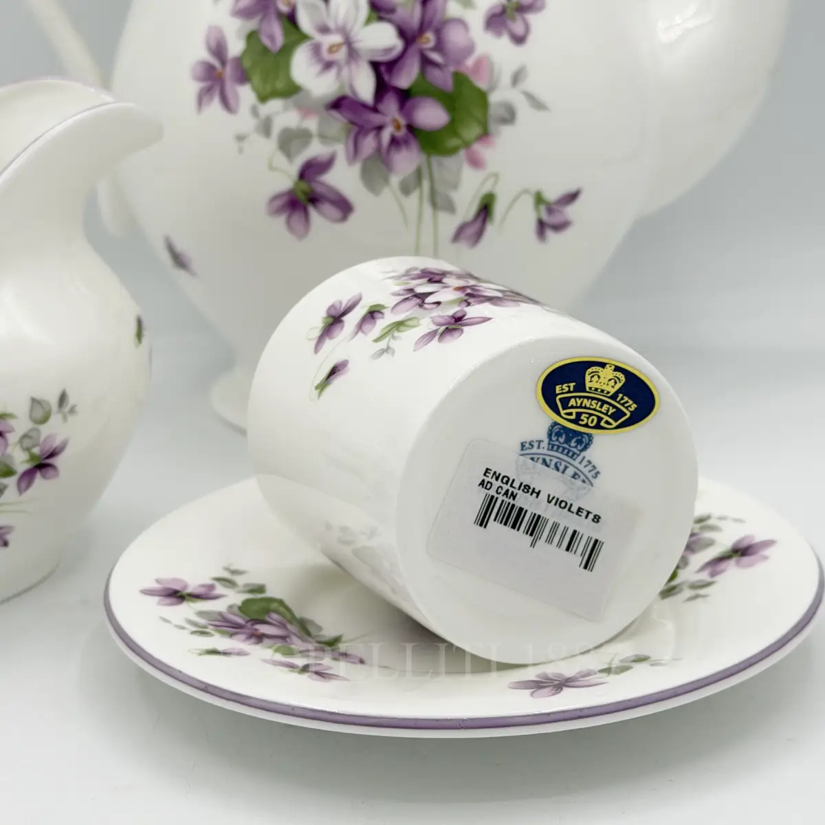 aynsley english violets coffee cup