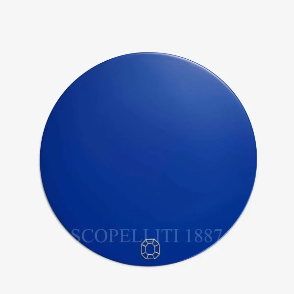 baccarat octogone coaster blue