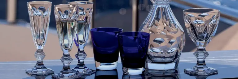 brands of crystal glassware