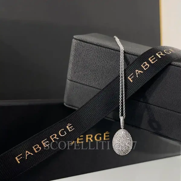 fabergé emotion diamond egg pendant