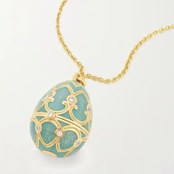 fabergé heritage hen surprise egg pendant