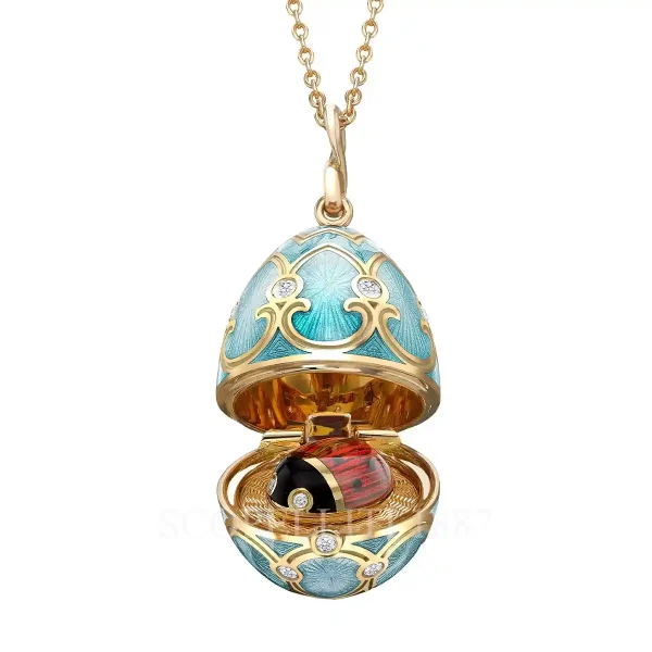 fabergé heritage ladybird surprise egg pendant
