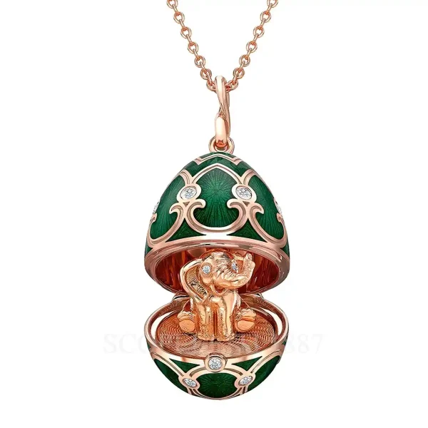 fabergé heritage elephant surprise egg pendant